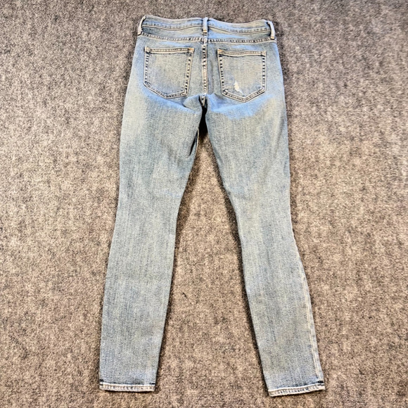 Gap 1969 Women’s 27 True Skinny Jeans Light Indigo Mid Rise Stretch Denim - Picture 2 of 9